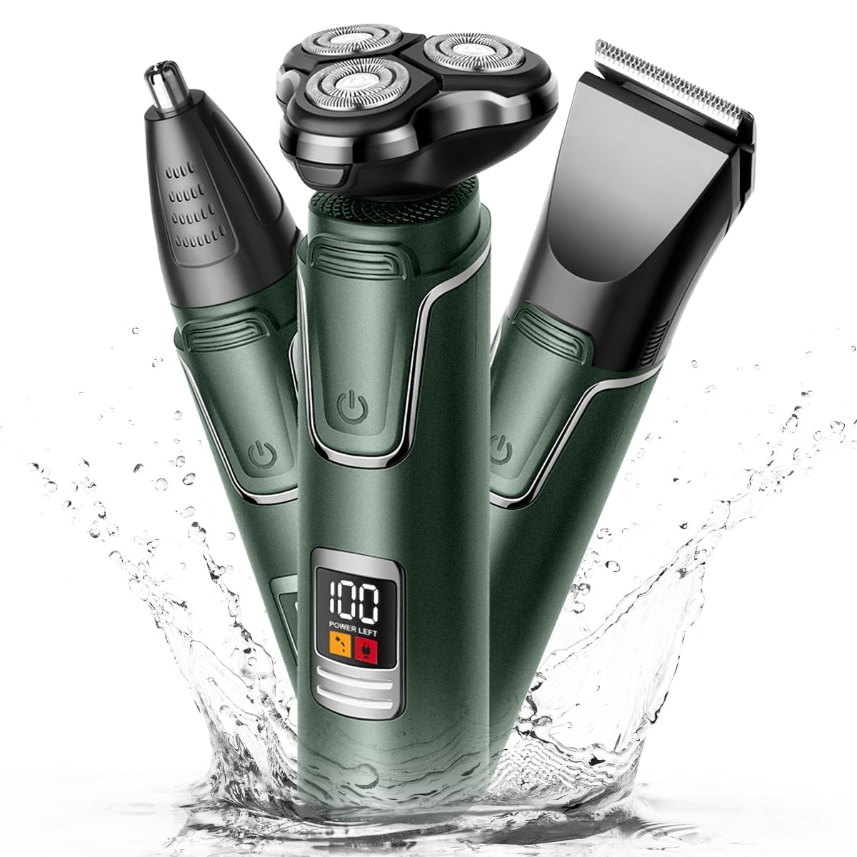Men'S Grooming Razor Kit - ماكينة حلاقة كهربائية 3 في 1