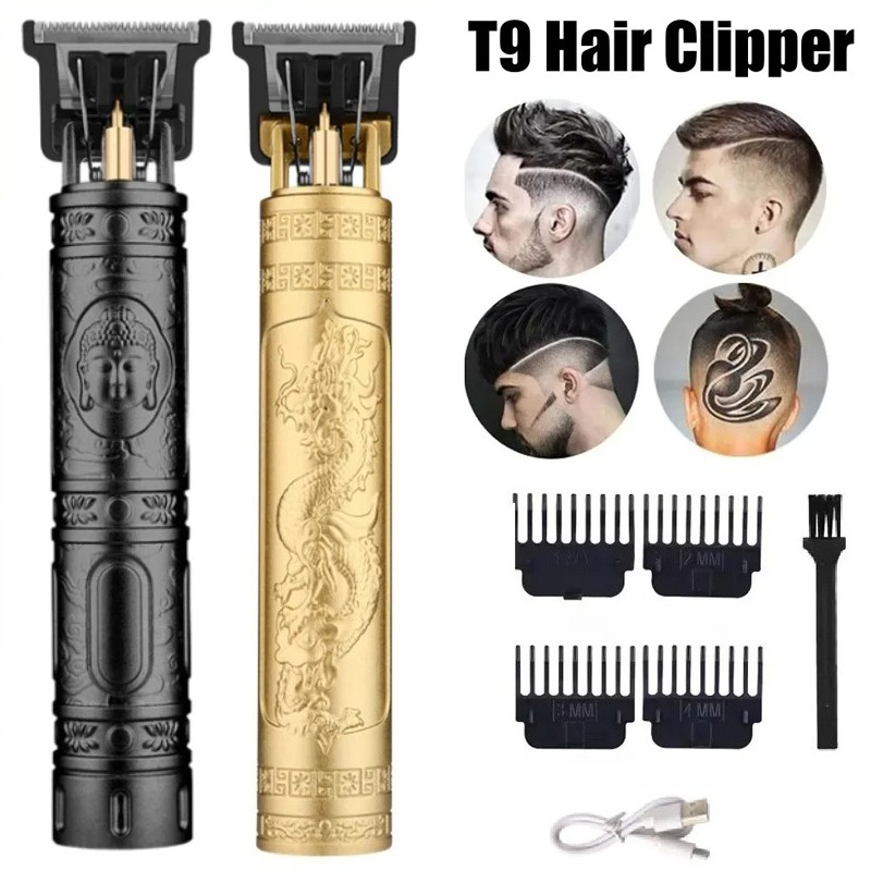 Men'S Grooming Salon - ماكينة حلاقة الشعر T9 مع 4
