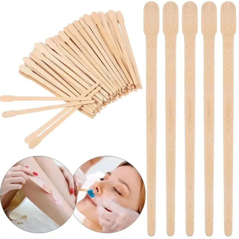 Hair Wax Stick - عصا خشبية لإزالة الشعر للنساء، أداة