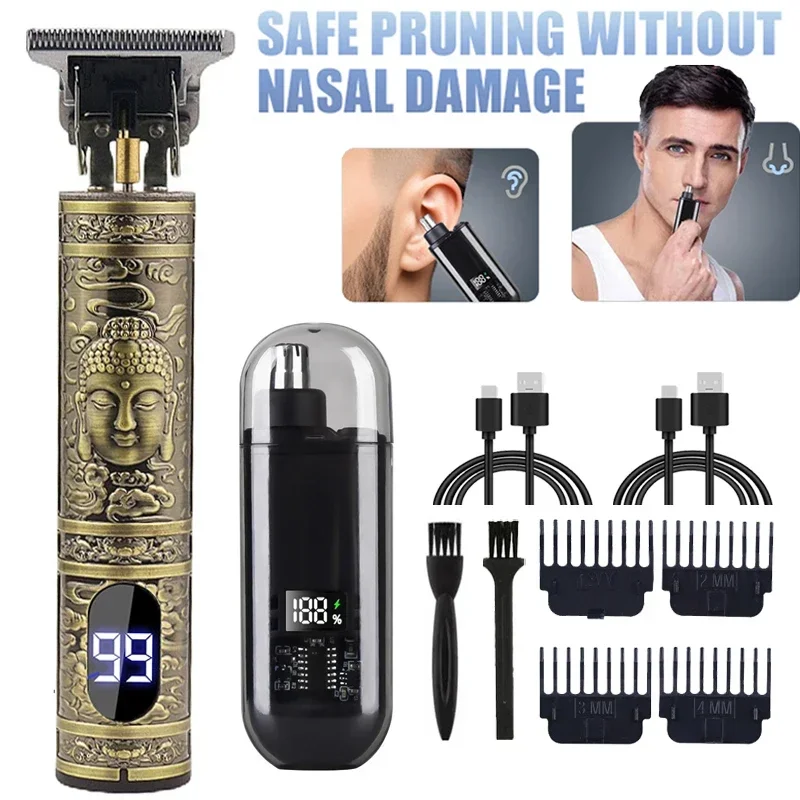 Men'S Face Grooming - المحمولة T9 مقص الشعر جهاز شعر