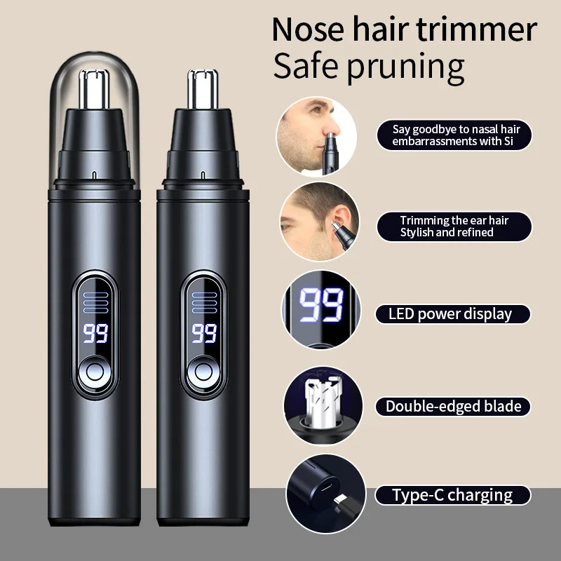 ماكينة تشذيب شعر الأنف الصغيرة - مراجعة Men'S Grooming Salon وسعره
