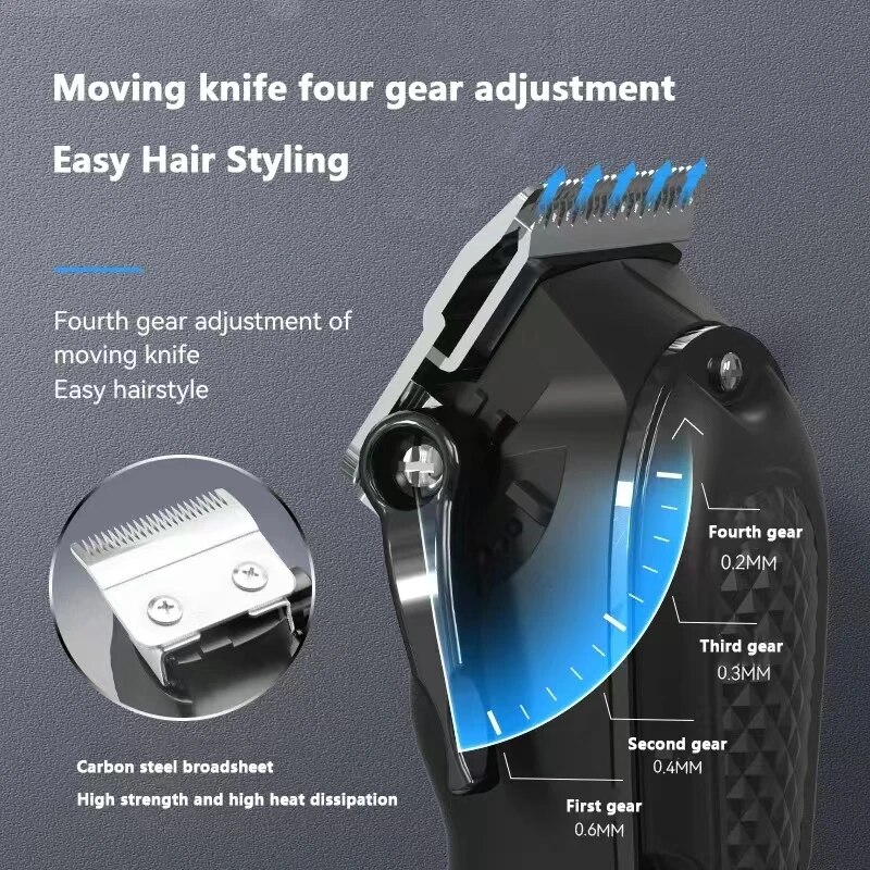 Kemei KM-1071 مقص الشعر الكهرب - مراجعة Men'S Grooming Salon وسعره