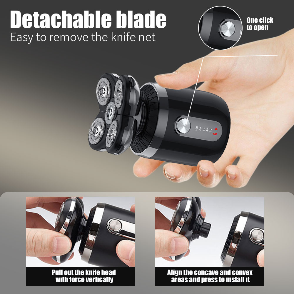 ماكينة حلاقة كهربائية 5 في 1 ل - مراجعة Men'S Grooming Razor Kit وسعره