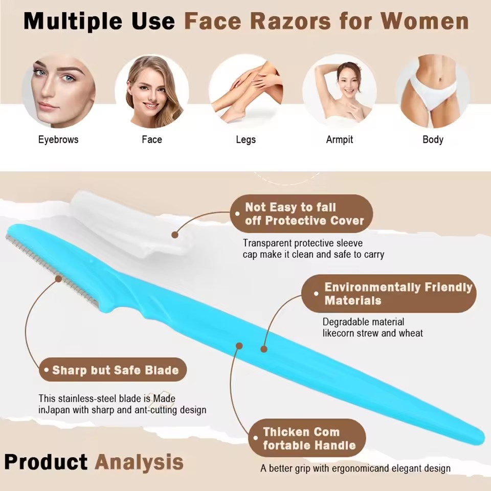 شفرة حلاقة للحواجب والوجه للنس - مراجعة Men'S Grooming Salon وسعره