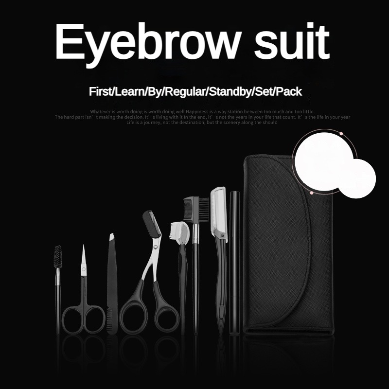 طقم تجميل الحواجب مكون من 8 قط - مراجعة Grooming Men'S Eyebrows وسعره