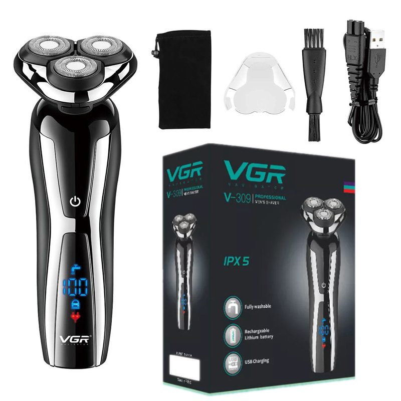 VGR ماكينة حلاقة كهربائية رطبة - مراجعة Men'S Grooming Razor Kit وسعره