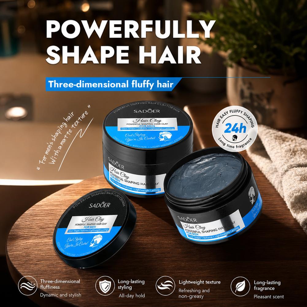 طين تصفيف الشعر غير لامع، قوي  - مراجعة Men'S Grooming Salon وسعره