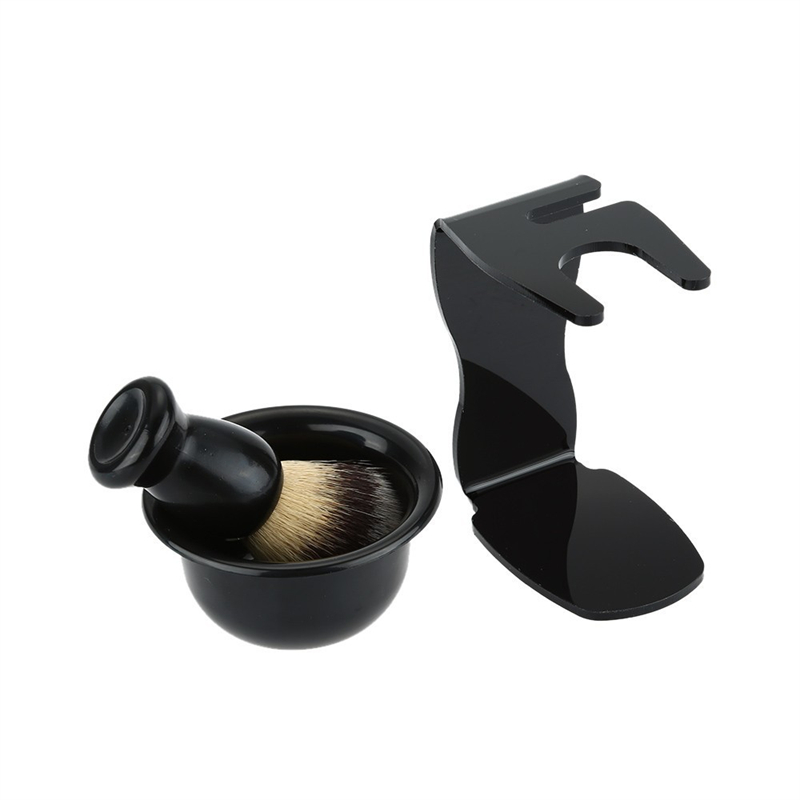فرشاة حلاقة ووعاء مع حامل أكري - مراجعة Shaving Brush Set وسعره
