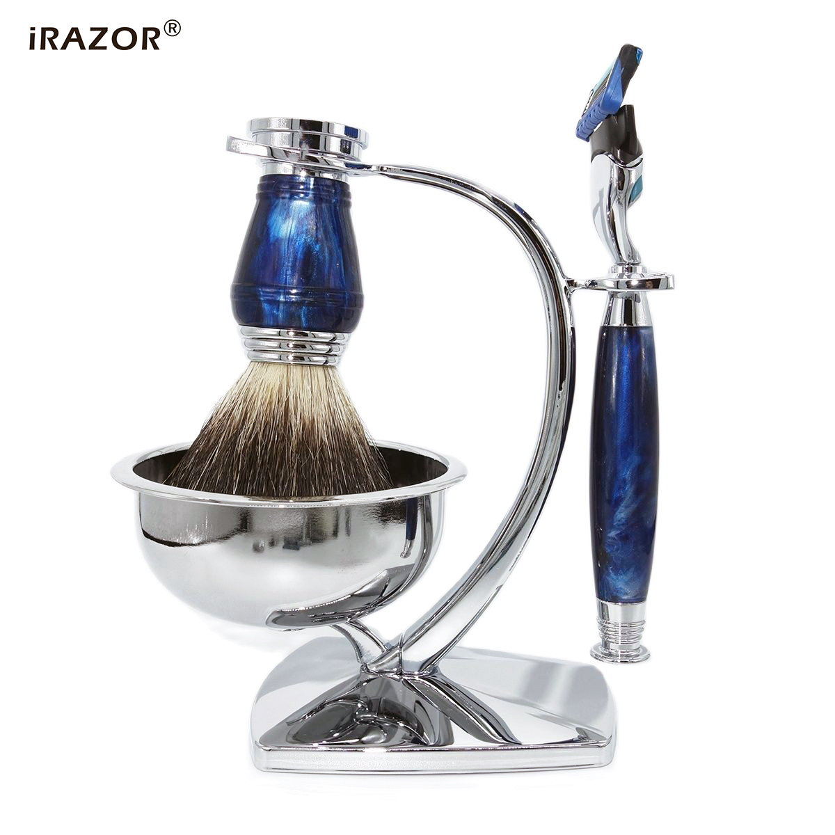طقم حلاقة فاخر للرجال من iRAZO - مراجعة Men'S Grooming Razor Kit وسعره
