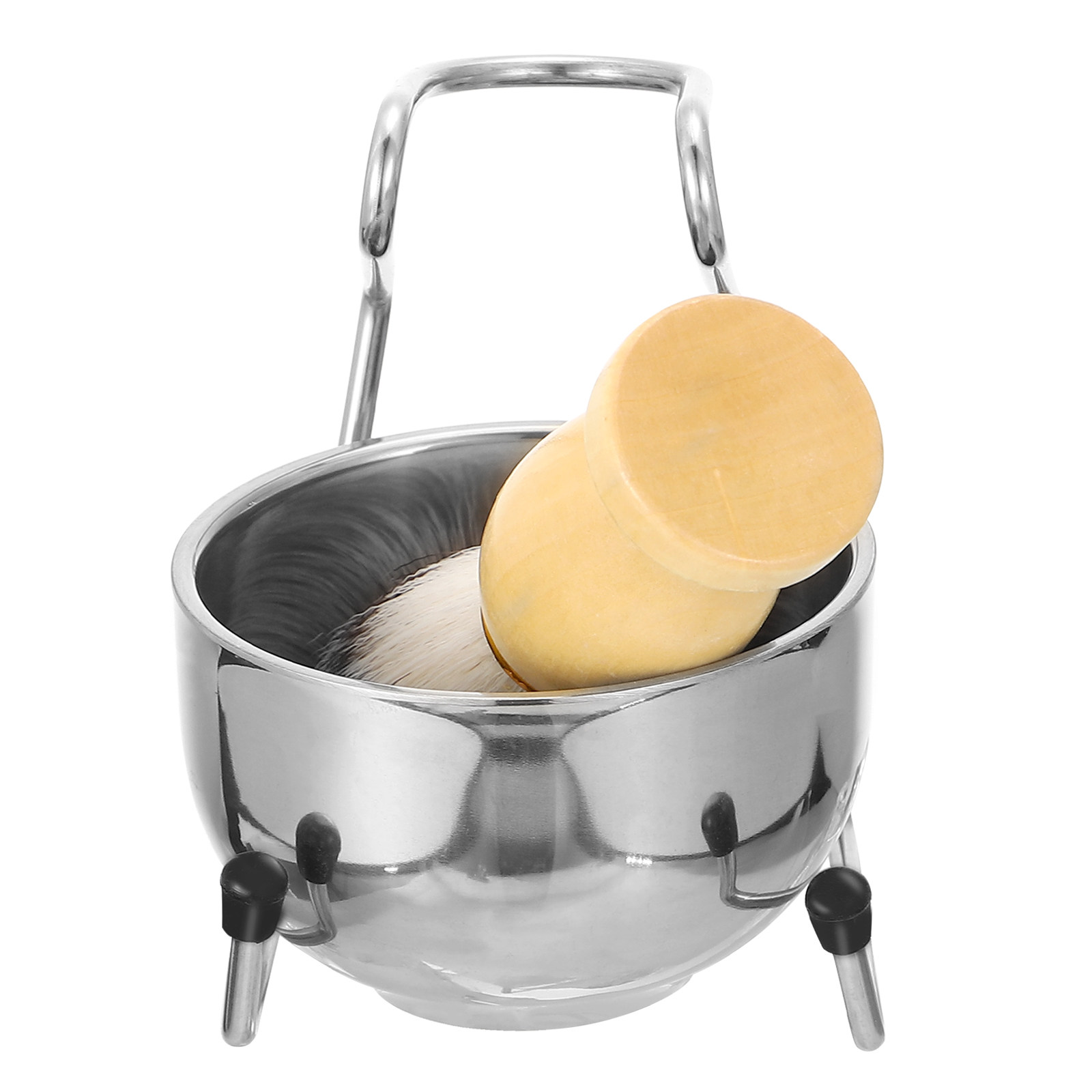 طقم فرشاة حلاقة من الفولاذ الم - مراجعة Shaving Brush Set وسعره