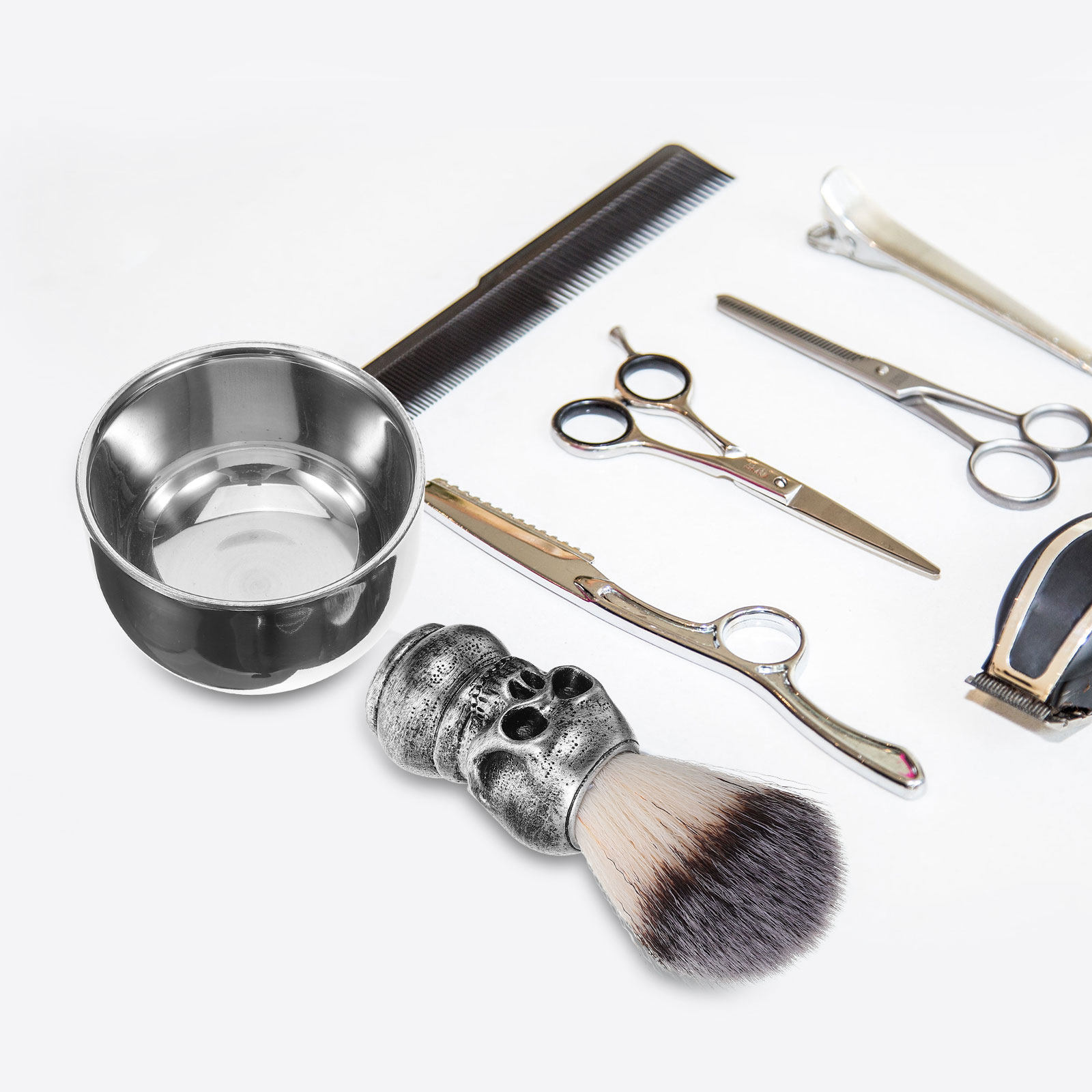 طقم حلاقة متكامل: وعاء حلاقة م - مراجعة Shaving Brush Set وسعره